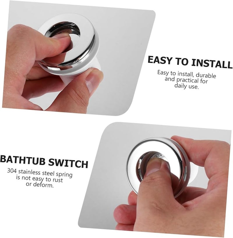 Garbage Disposer Air Pressure Switch Button Easy Installation Mounting Kit - Image 2